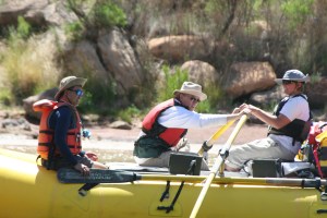 The push-pull method of rafting the Colorado