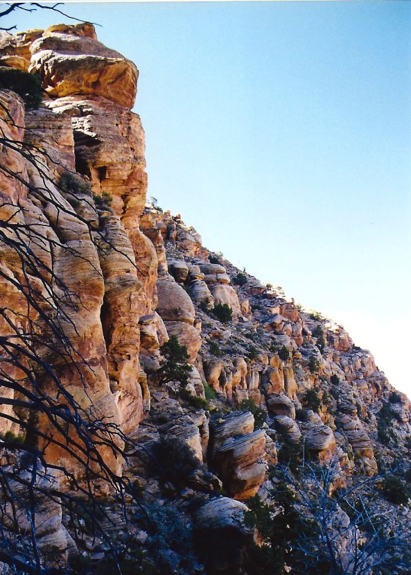 As tired as I was, I enjoyed the beauty of the inner Canyon.