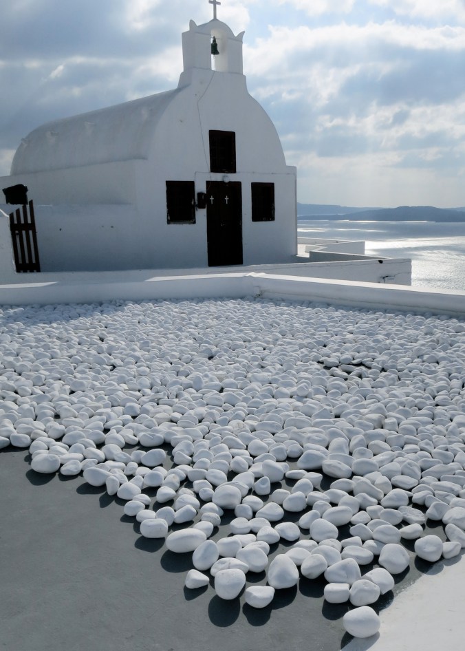 I found this church with its white rocks surreal.