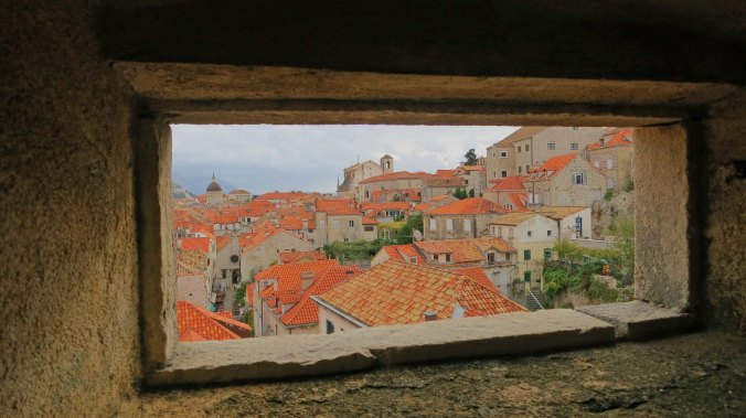 A final view of Dubrovnik taken from the walls. This photo was shot through a window of one of the city's many guard towers.