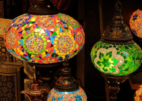 As we wandered through the shops of Kusadasi I was attracted by the rich colors.