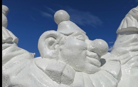 I've saved my last two photos for those of you who have clown phobias. This guy is outside the Circus Circus Casino.