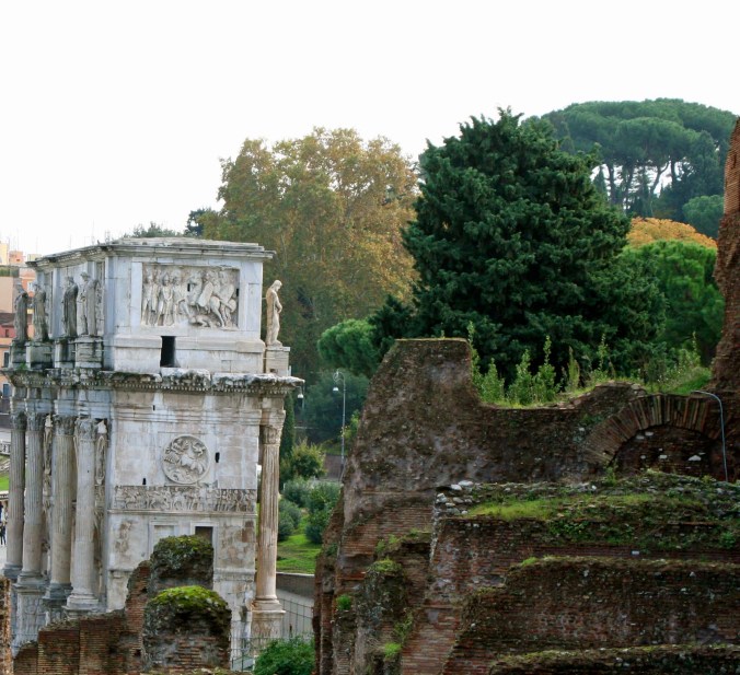 The Arch of Titus commemorated the Roman victory over Judaea in 70 AD.