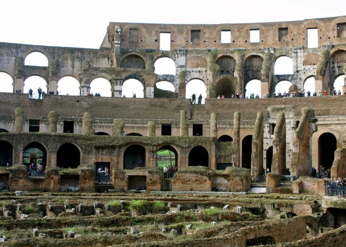 Peggy took this photo from the lower level looking up at the upper level. (photo by Peggy Mekemson)