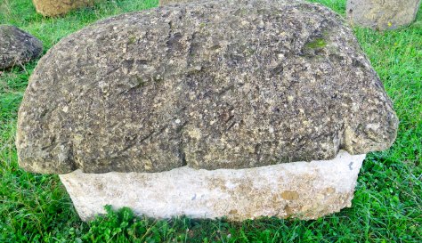 This type of funerary urn shaped like a house was apparently for the remains of women.