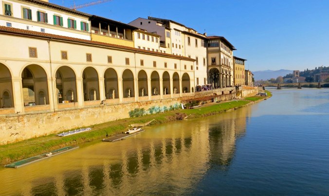 For my final picture today, I selected this view looking down the Arno River from the Pont Vecchio.