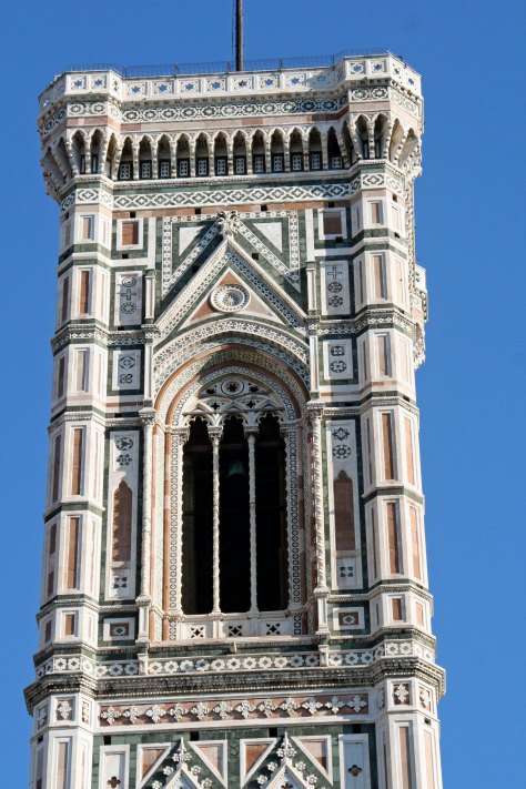 The top of Giotto's Bell Tower. (Photo by Peggy Mekemson)