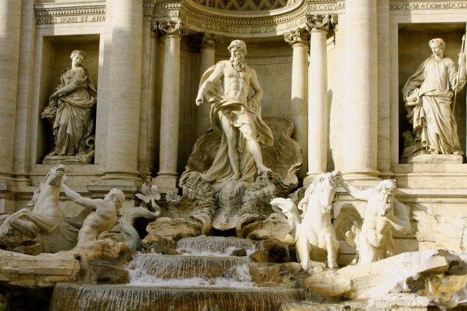 Remember the song, "Three Coins In A Fountain?" Maybe not. Anyway, it was about Trevi Fountain, one of the must-sees on most tours of Rome. 