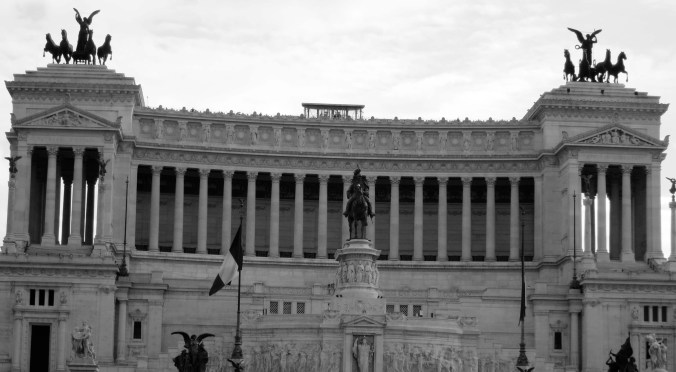Victor Emmanuel Monument in Rome Italy