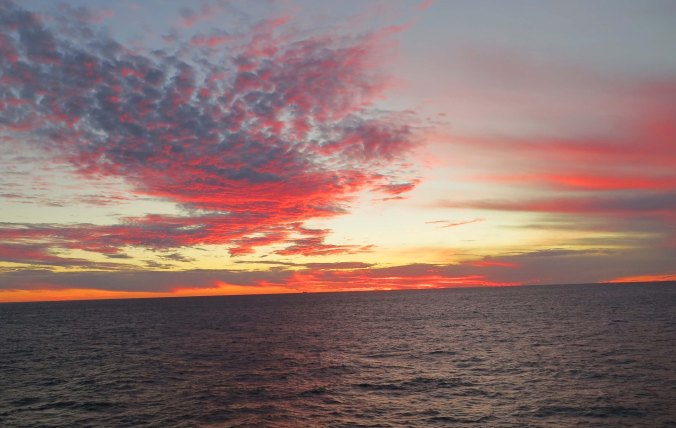 Mediterranean sunset.