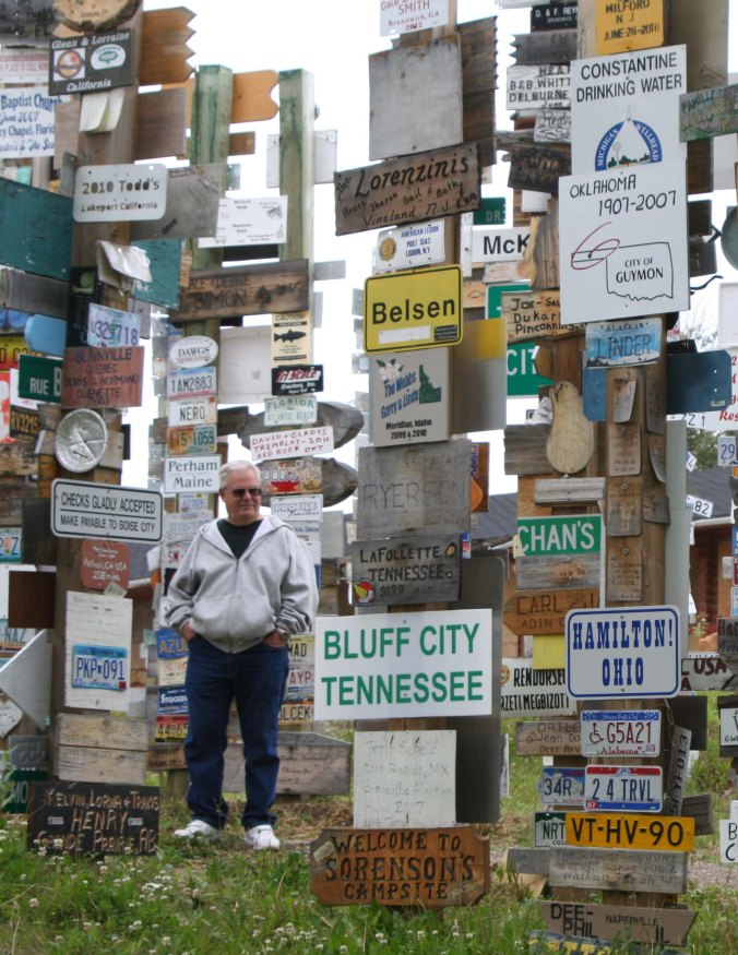My friend Bob Bray, provides a perspective on how high the "trees" in the forest are.