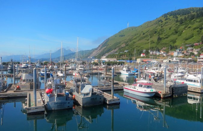 Kodiak, Alaska fishing harbor.