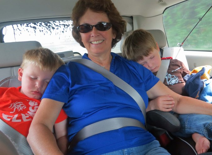 And there's the nap with Chris and Connor... two tired boys.