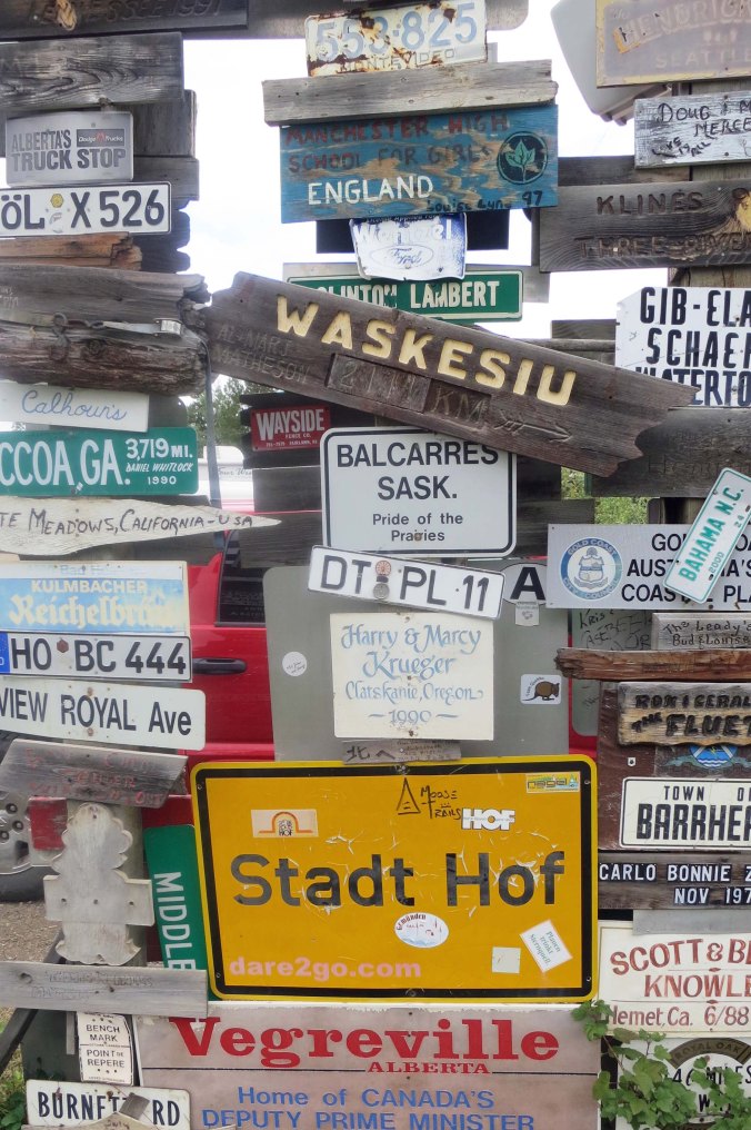 Watson Lake sign forest