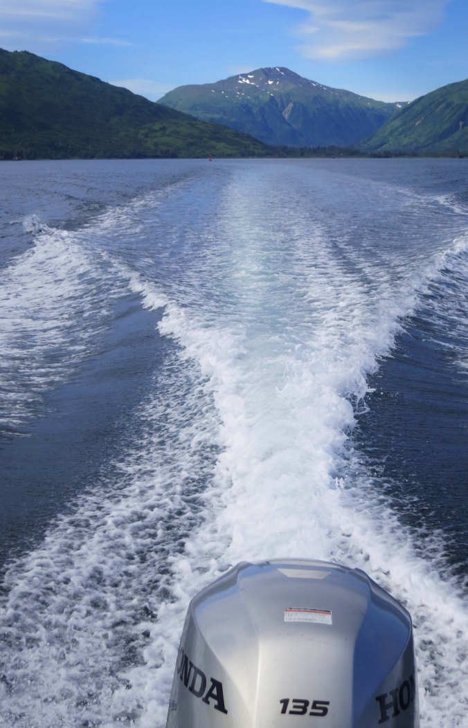 Fishing in Chiniak Bay, Kodiak, Alaska.