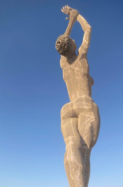 Truth is Beauty sculpture at Burning Man 2013.
