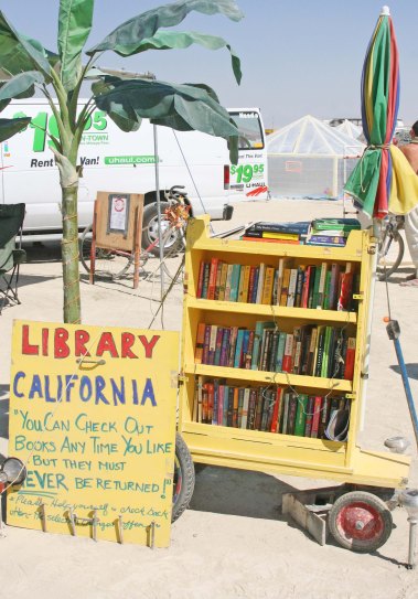 The Library of California at Black Rock City.
