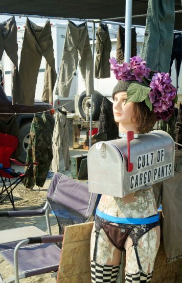 Cult of Cargo Pants in Black Rock City.