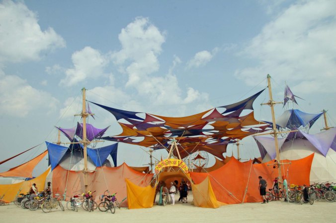 Another view of the Sacred Spaces Camp. (Photo by Tome Lovering.)