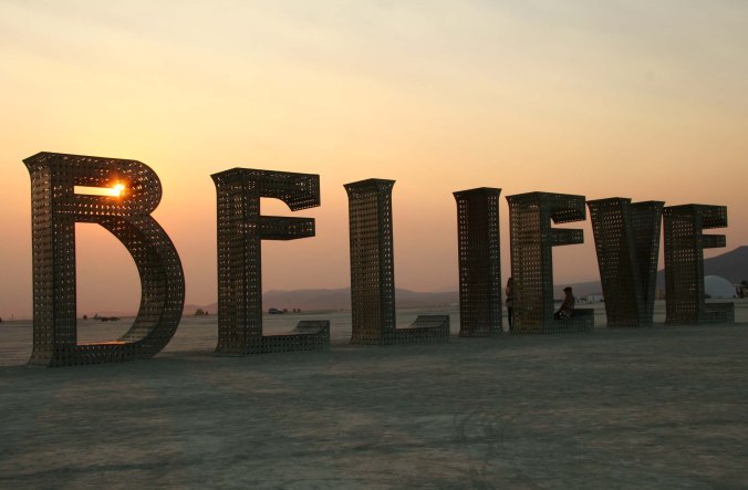 Tom caught one of his early morning shots of BELIEVE. (Photo by Tom Lovering.)