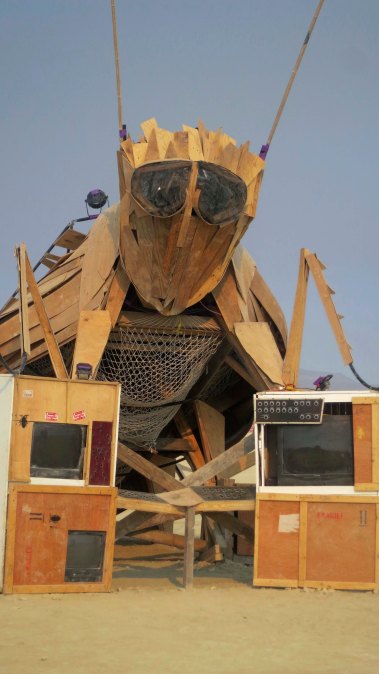 Texas cockroach at Burning Man 2013.