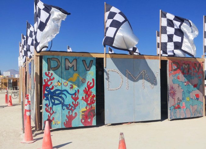 Department of Mutant Vehicles at Burning Man 2013.