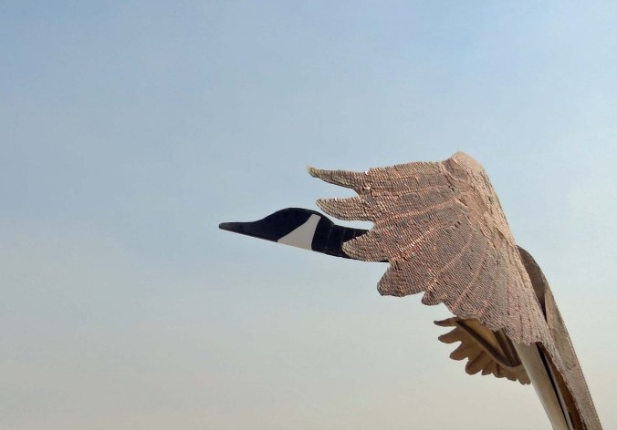Penny the Goose at Burning Man 2013