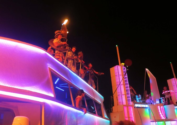 Hot band at Burning Man 2013.