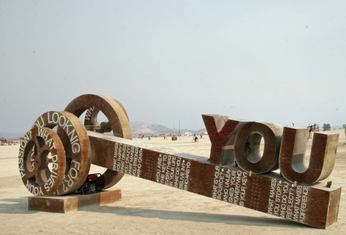 One of Tom's favorite sculptures was You Are the Key. (Photo by Tom Lovering.)