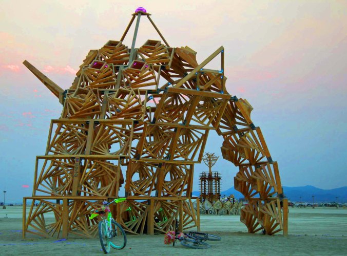 Idaho Marvin, regional art at Burning Man 2013.