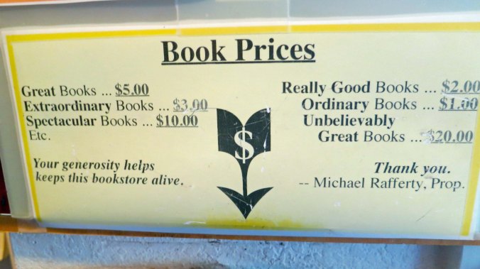 Bolinas, California unique book pricing recommendations. Photo by Curtis Mekemson.