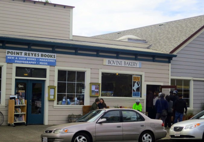 Photo of Point Reyes Books and Bovine Bakery in Point Reyes Station by Curtis Mekemson.
