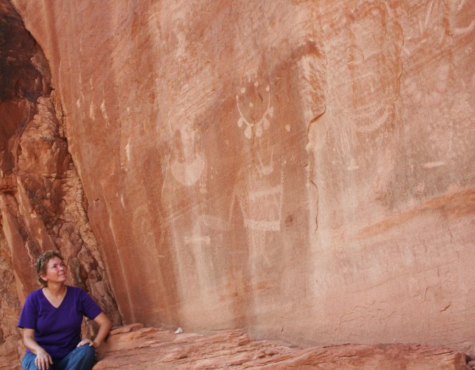 Cliff of petroglyphs in Dinosaur National Monument. Photo by Curtis Mekemson.