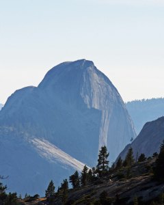 Yosemite's Half Dome captured on a hazy day. Photo by Curtis Mekemson.