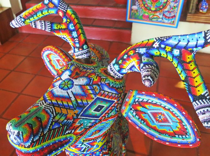 Photograph of Huichol deer by Curtis Mekemson.