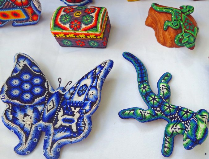 Beaded Huichol art. Photo by Curtis Mekemson.