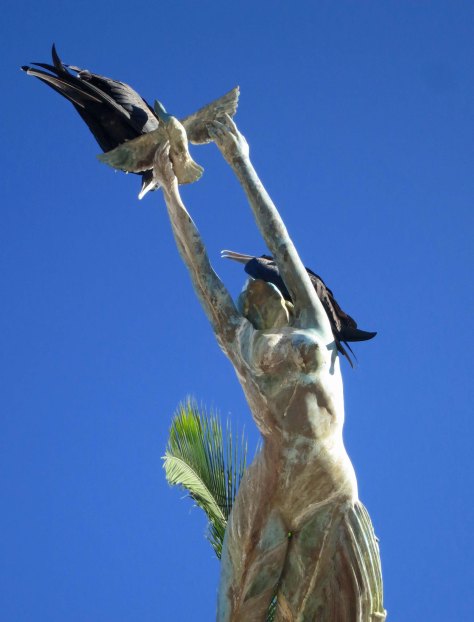 Photograph of Puerto Vallarta's Millennia Statue by Curtis Mekemson.