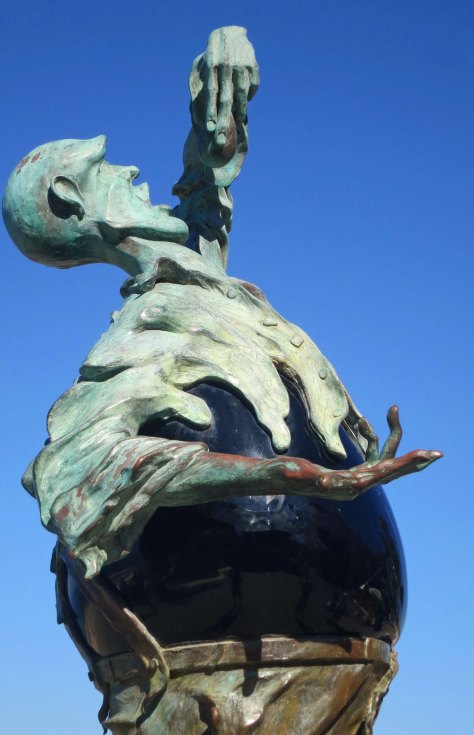 Rock Eater sculpture in Puerto Vallarta by Jonas Gutierrez. Photo by Curtis Mekemson.