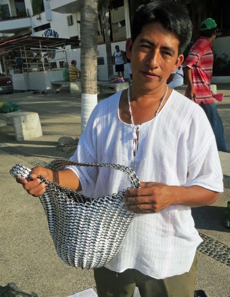 Puerto Vallarta craftsperson. Photo by Curtis Mekemson.