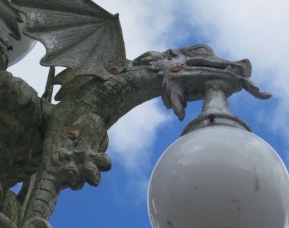 Dragons of San Sebastian. Photo by Curtis Mekemson.