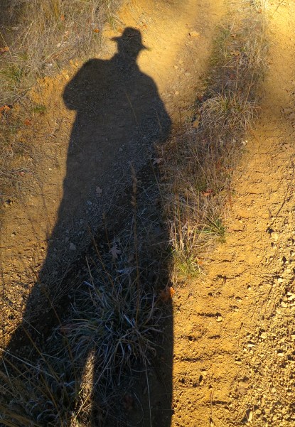 Just "me and my shadow strolling down the avenue."