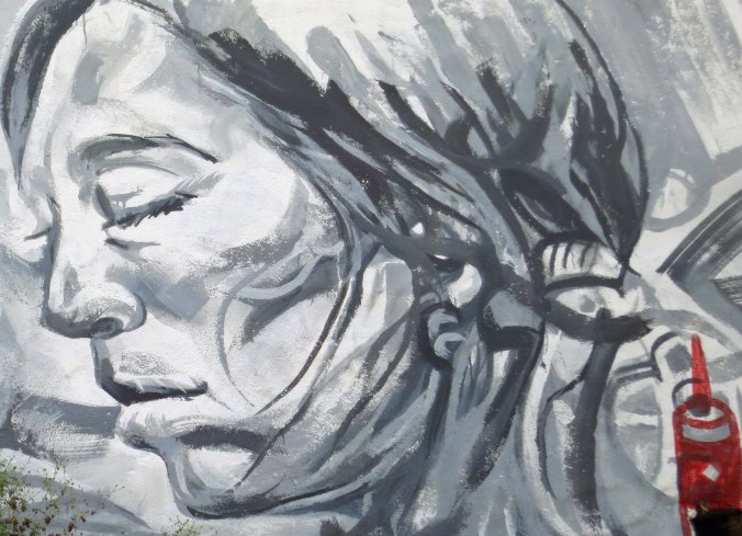 Puerto Vallarta mural featuring indigenous person. Photo by Curtis Mekemson.