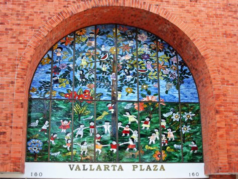 I already took you on a tour of Puerto Vallarta's fantastic sculptures. Murals are also common in the city. (Photo by Peggy Mekemson.)