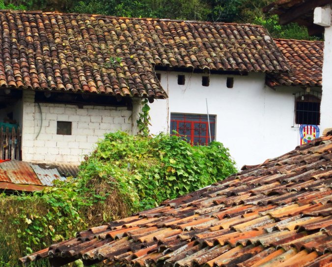 Photo of rooftops in San Sebastian , Mexico. Photo by Curtis Mekemson.