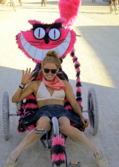 A well decorated bike is also a way to "gift" other burners.