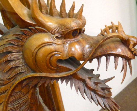 Dragon at Crater Rock Museum  in Central Point, Oregon. Photo by Curtis Mekemson.