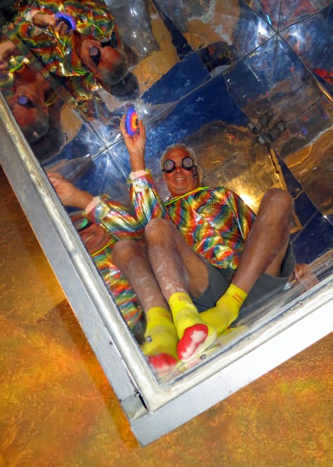 Psychedelic box at Burning Man.