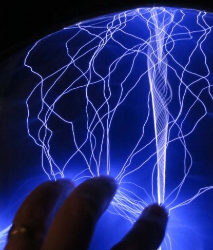 Who can resist dragging his fingers across a plasma ball and attracting electricity?