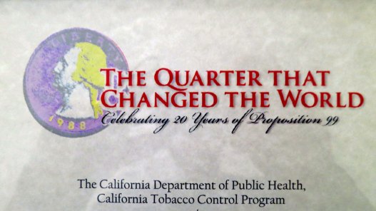  In 1996, I put together an effort to increase California's tobacco tax, which would eventually lead to one of the most extensive privation campaigns in history. Today it is estimated that the effort has saved over one million lives and one hundred billion dollars in health care costs.