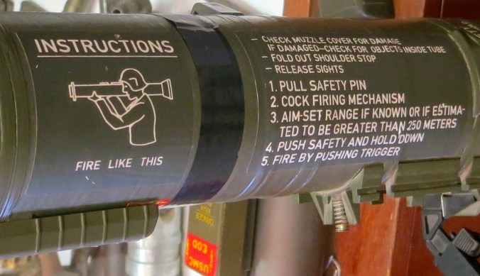 Bazooka at the Hawthorne Museum in Hawthorne, Nevada.